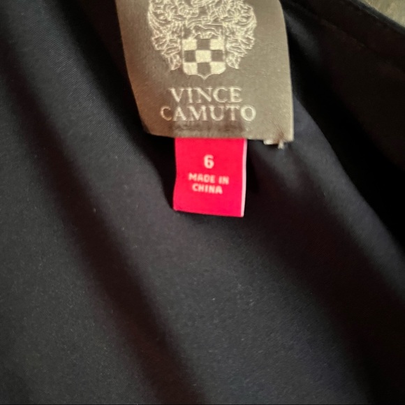 Vince Camuto Long Dark Navy Dress - Size 6 - Picture 3 of 4
